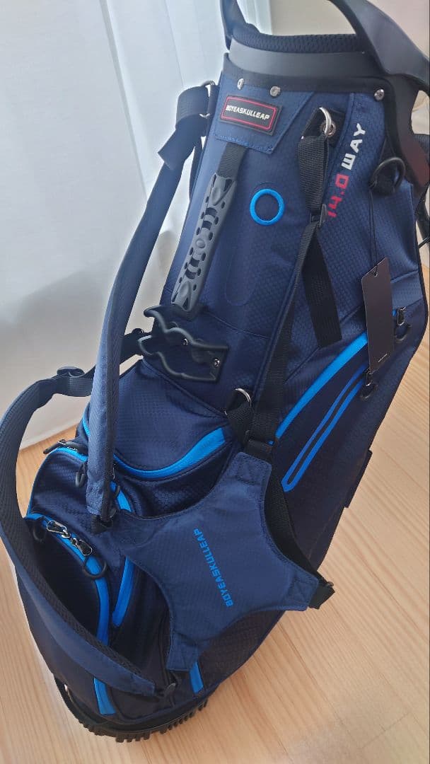BOYEASKULLEAウルトラライトネイビーキャディバッグ新品未使用品