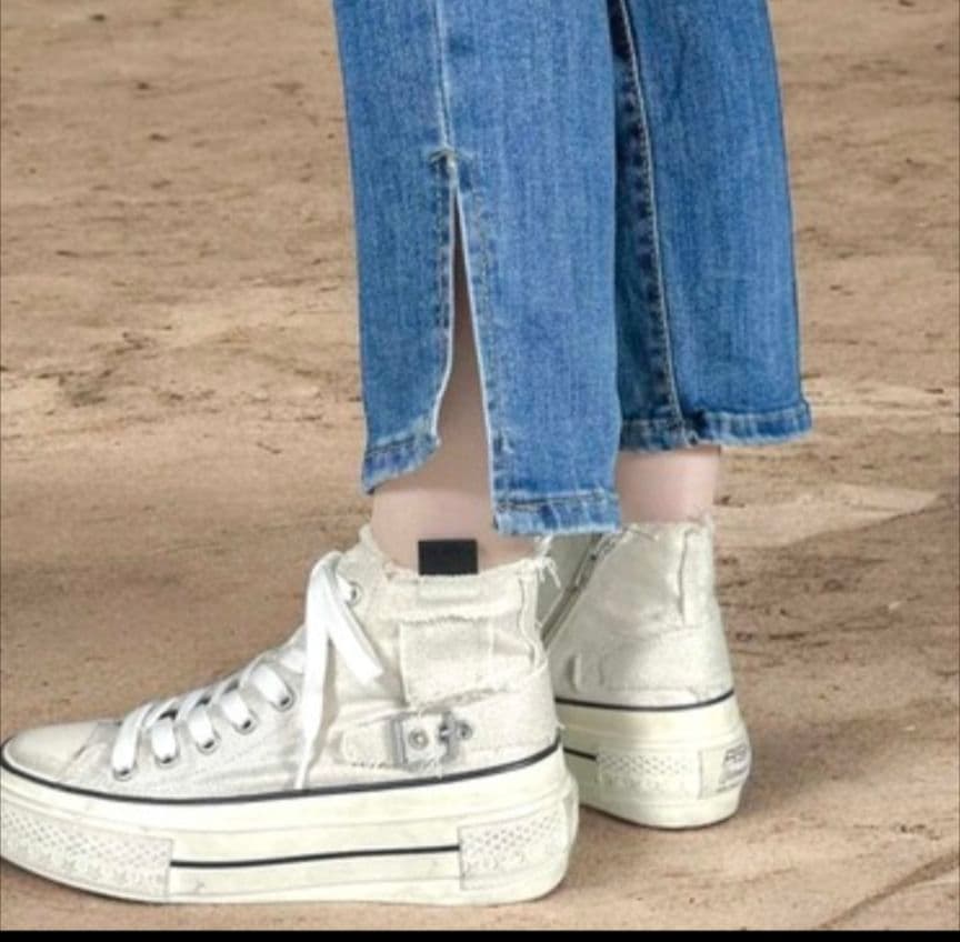 週末限定お値引き✨ASH 厚底デニムハイカットスニーカー 正規品　　23cm