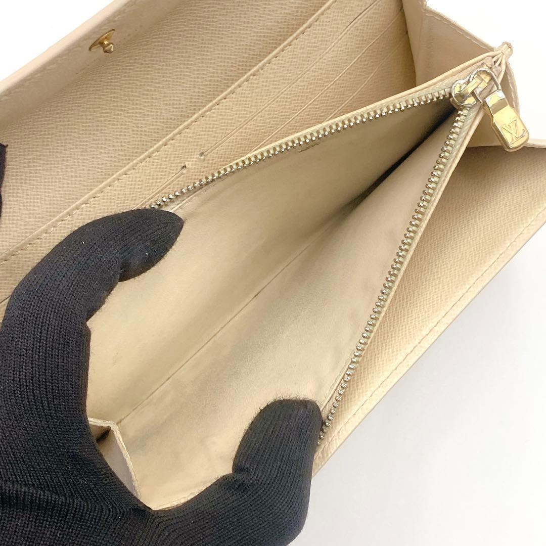 ルイヴィトン ポルトフォイユサラ ダミエアズール 長財布 N61735