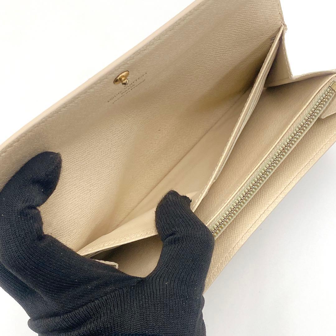 ルイヴィトン ポルトフォイユサラ ダミエアズール 長財布 N61735