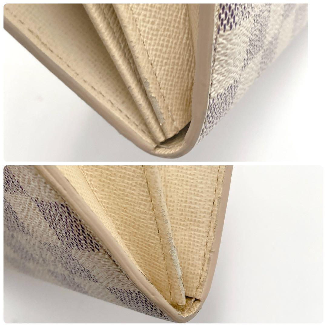 ルイヴィトン ポルトフォイユサラ ダミエアズール 長財布 N61735