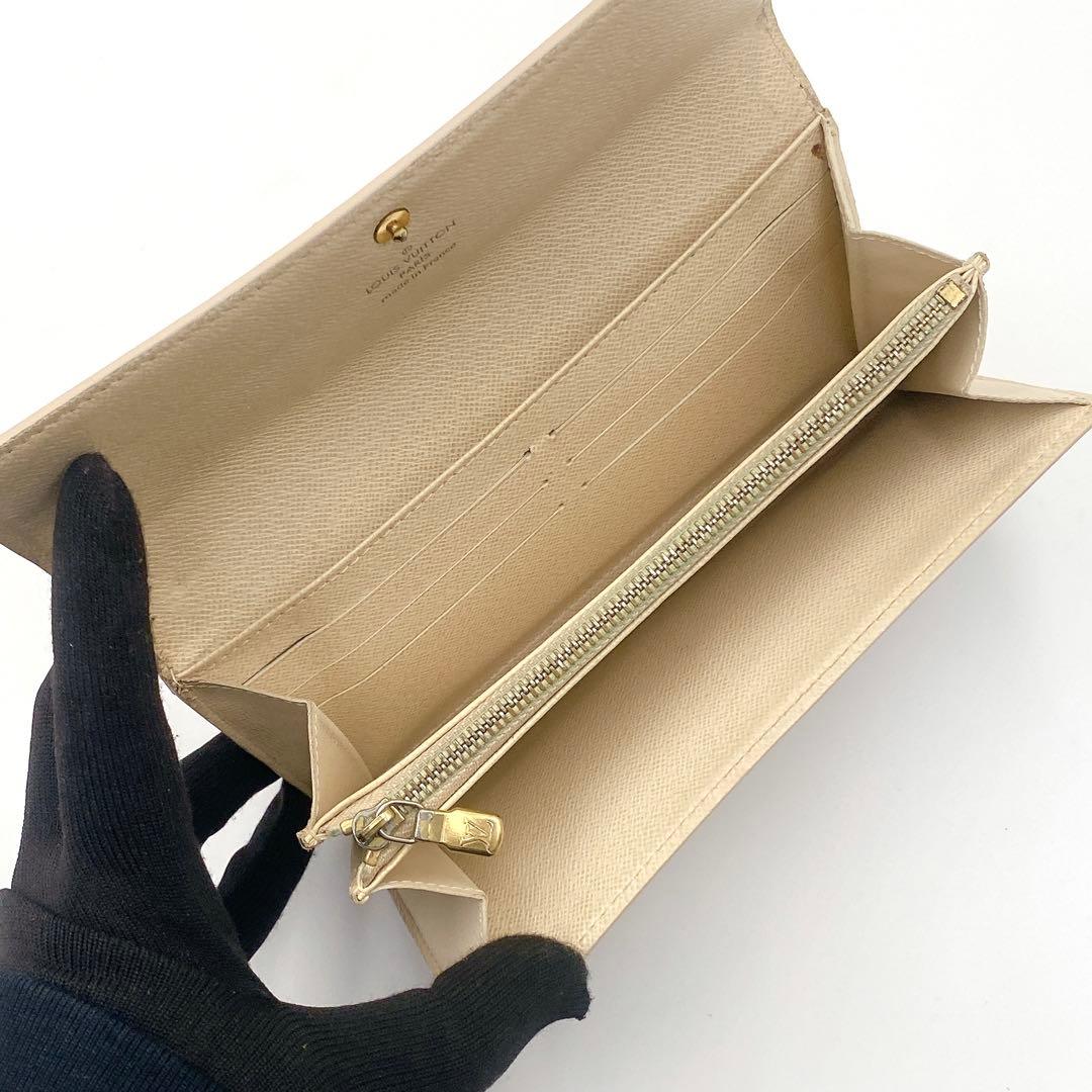 ルイヴィトン ポルトフォイユサラ ダミエアズール 長財布 N61735