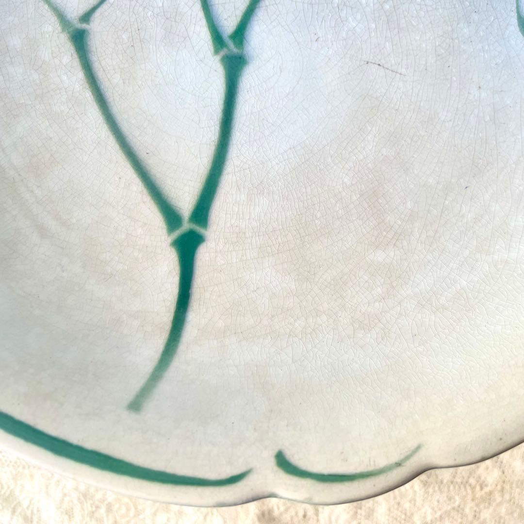 【レア希少】ヤドリギ柄コンポティエ　リュネヴィル　フランスアンティークコンポート