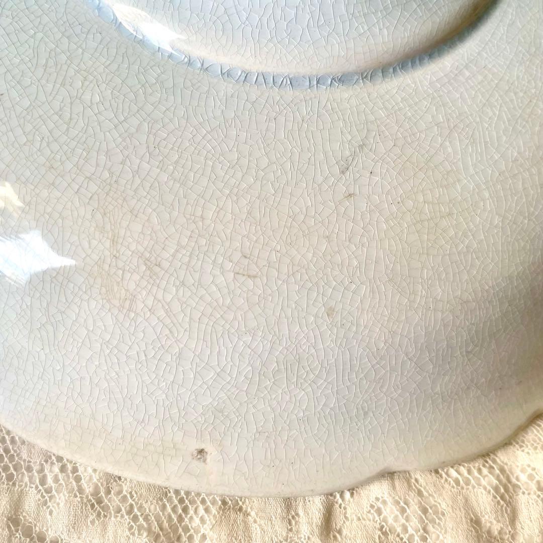 【レア希少】ヤドリギ柄コンポティエ　リュネヴィル　フランスアンティークコンポート