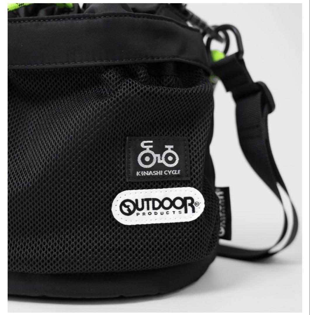 OUTDOOR PRODUCTS×木梨サイクル コラボ巾着ショルダー
