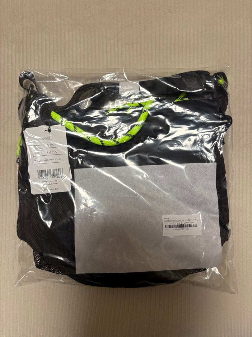 OUTDOOR PRODUCTS×木梨サイクル コラボ巾着ショルダー