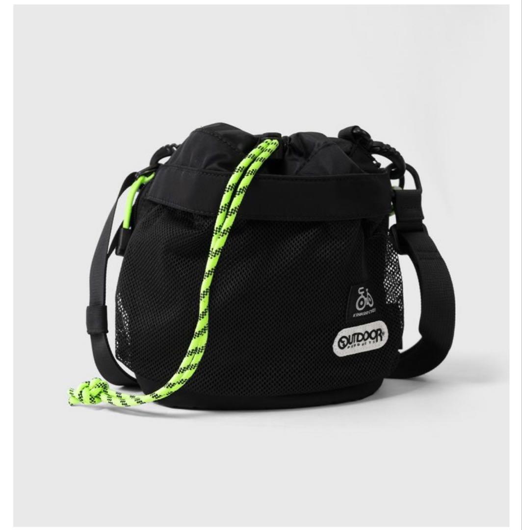 OUTDOOR PRODUCTS×木梨サイクル コラボ巾着ショルダー