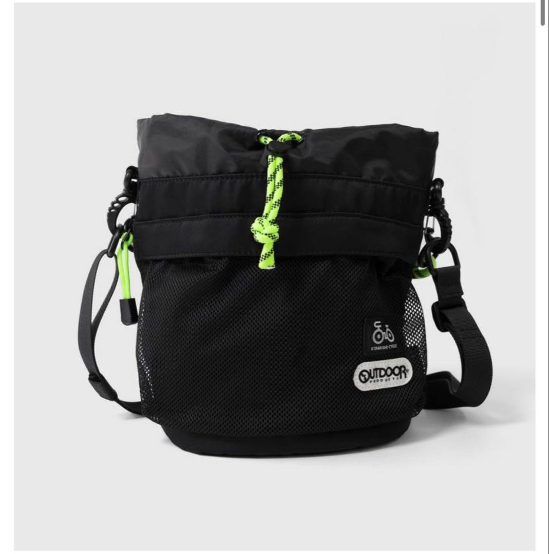 OUTDOOR PRODUCTS×木梨サイクル コラボ巾着ショルダー