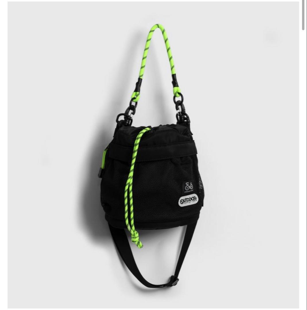 OUTDOOR PRODUCTS×木梨サイクル コラボ巾着ショルダー