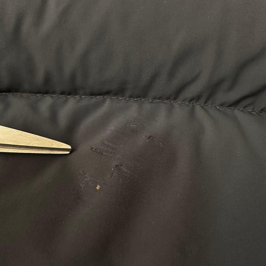 PRADA プラダ 三角ロゴ ダウンジャケット アウター フード ネイビー 44