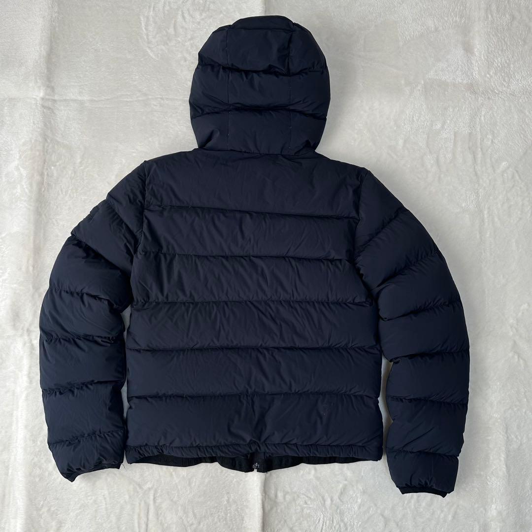 PRADA プラダ 三角ロゴ ダウンジャケット アウター フード ネイビー 44