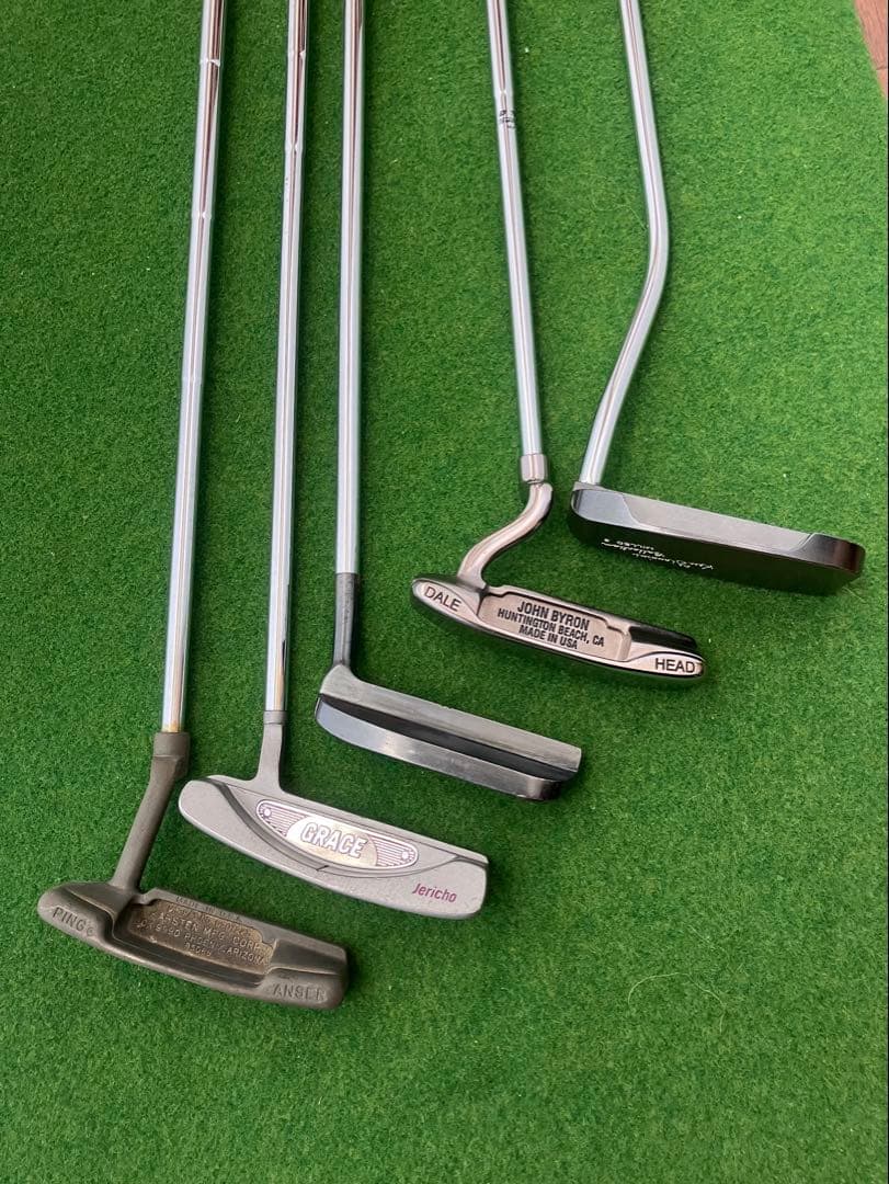 昔の名器パター ５本 PING JHON BYRONにオデッセイ1本追加します