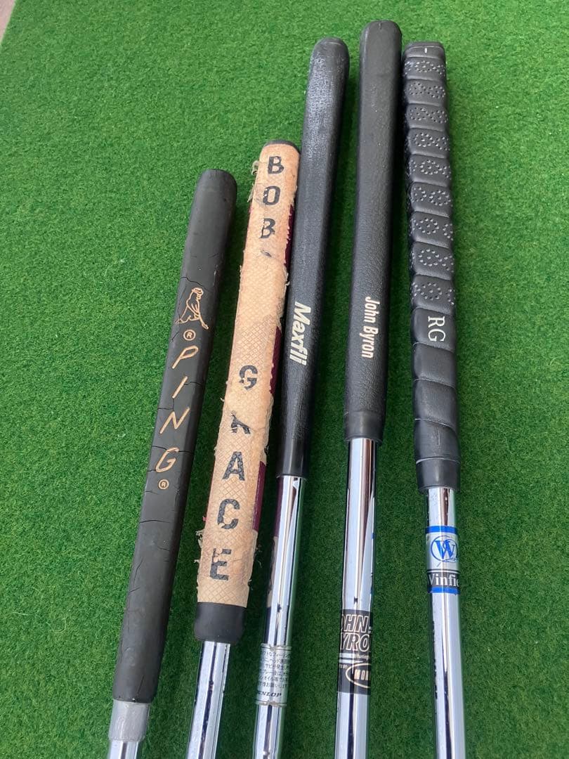 昔の名器パター ５本 PING JHON BYRONにオデッセイ1本追加します