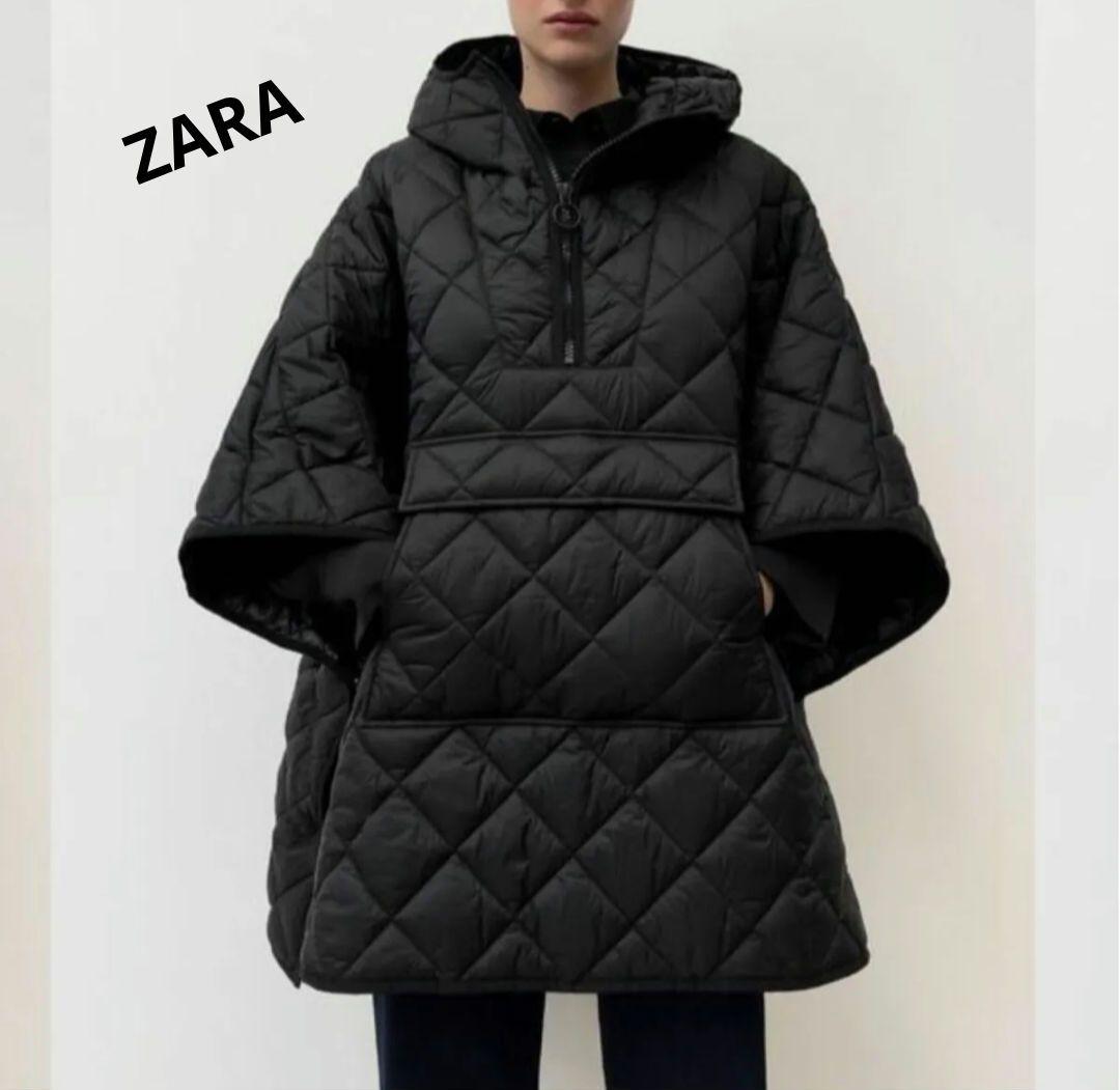 ZARA LIMITED EDITION オーバーサイズ キルティング ポンチョ - メルカリ