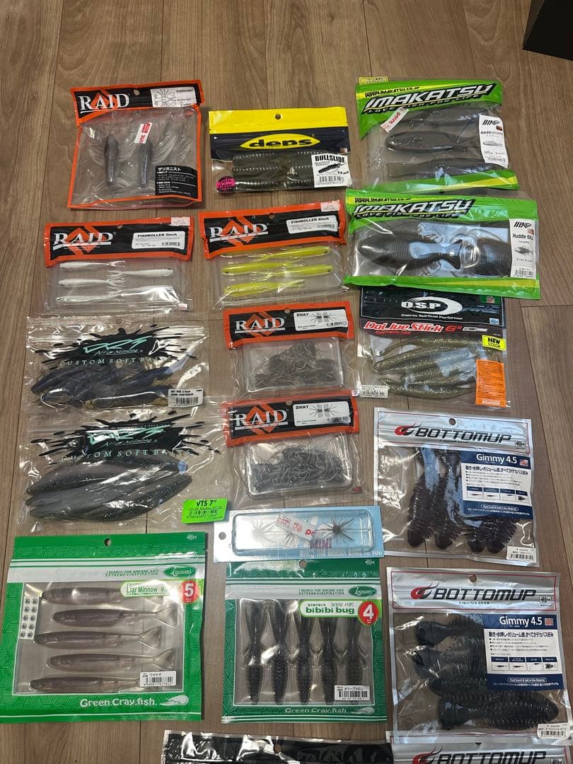 ワームセット レイドジャパン イマカツ ノリーズdrt osp issei他