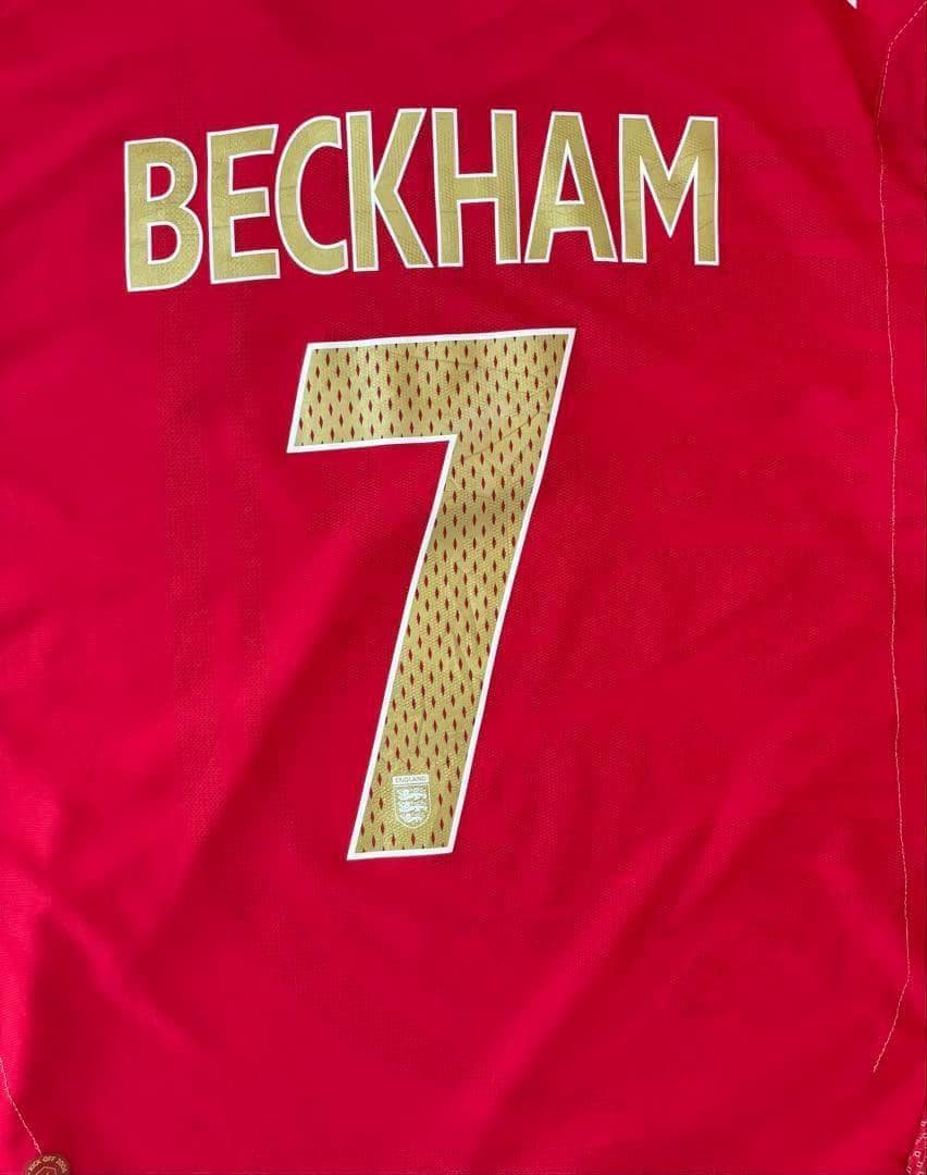 UMBRO イングランド代表 ベッカム 7 刺繍ロゴ ユニホーム