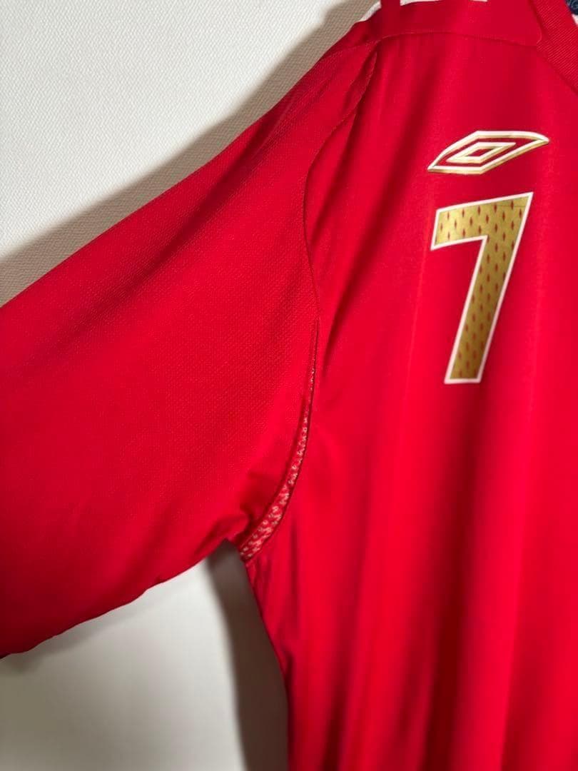 UMBRO イングランド代表 ベッカム 7 刺繍ロゴ ユニホーム