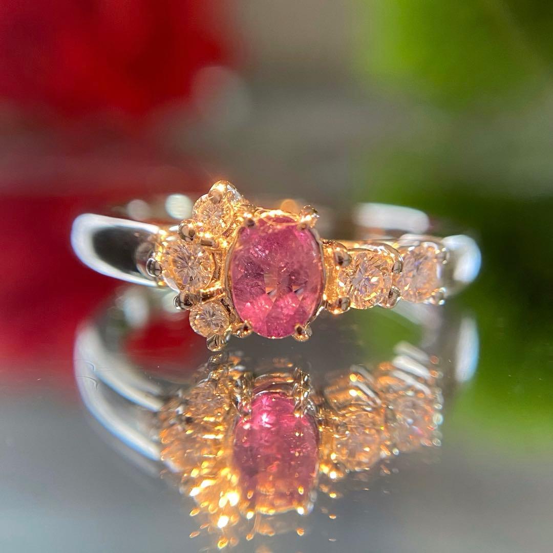 天然非加熱 アレキサンドライト ダイヤモンド 計0.52ct PT1000 - メルカリ