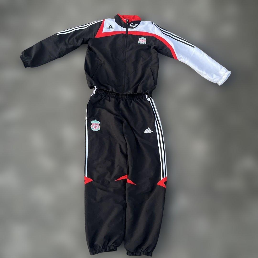 90s adidas リヴァプール Carlsbergセットアップ 最安値 ファッション