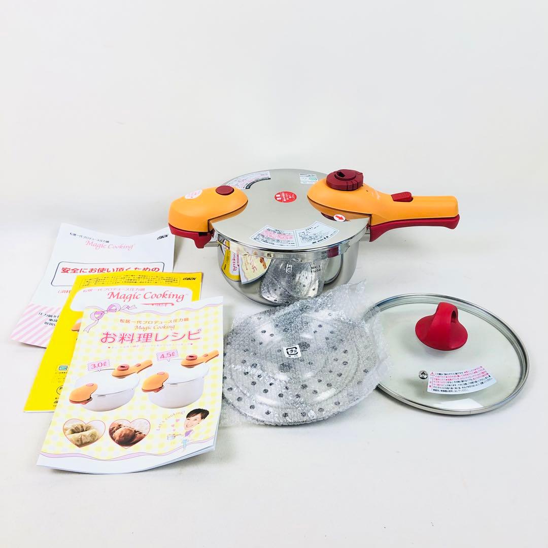 未使用!!】松居一代 圧力鍋 マジッククッキング 3L 【 IH対応