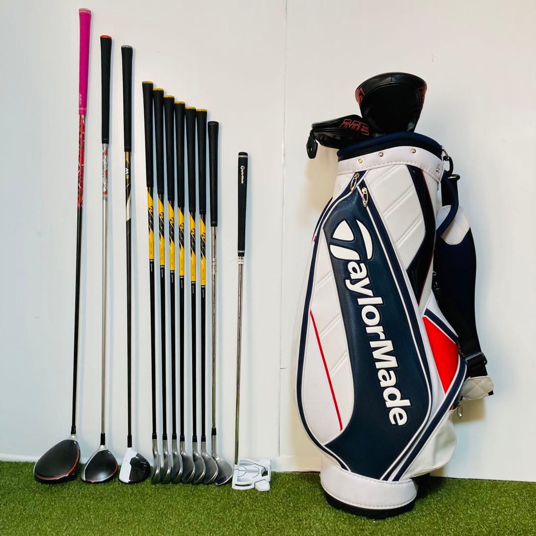 希少なレフティ ぶっ飛び TaylorMade M6 M2メンズ ゴルフセット
