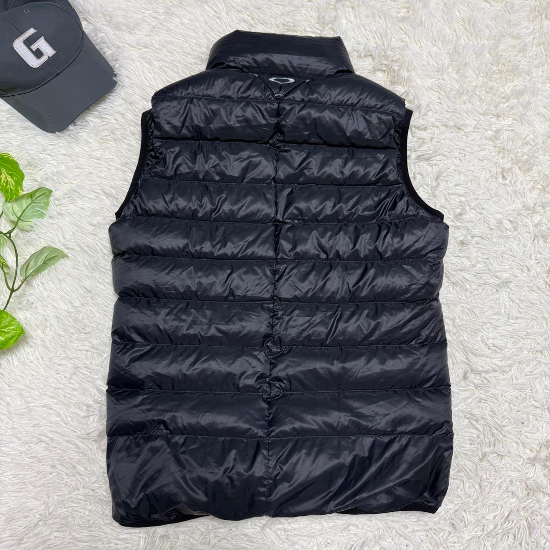【オークリー】美品 ダウンベスト ブラック Mサイズ メンズ 2way