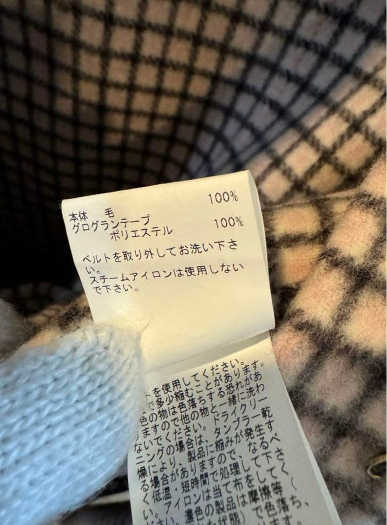 お値下げしました。明日までの価格ですアナイ　ケープコート　ピンク　値下げ交渉あり