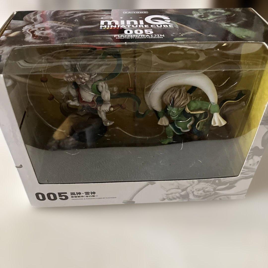 海洋堂　風神雷神　ミニチュアキューブ 005