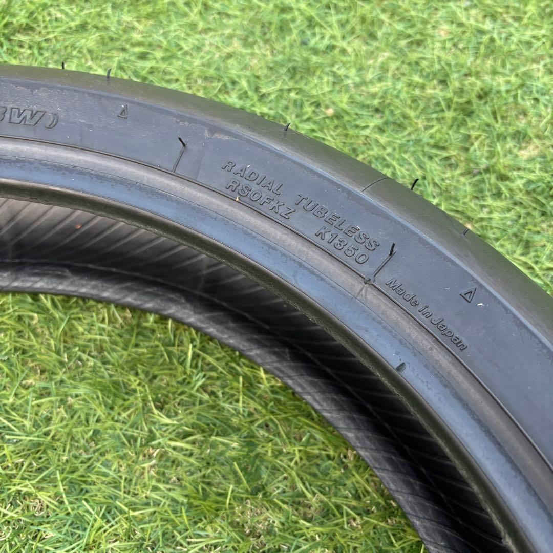 バリ溝 ブリヂストン RS10R 120/70ZR17 180/55ZR17 BRIDGESTONE