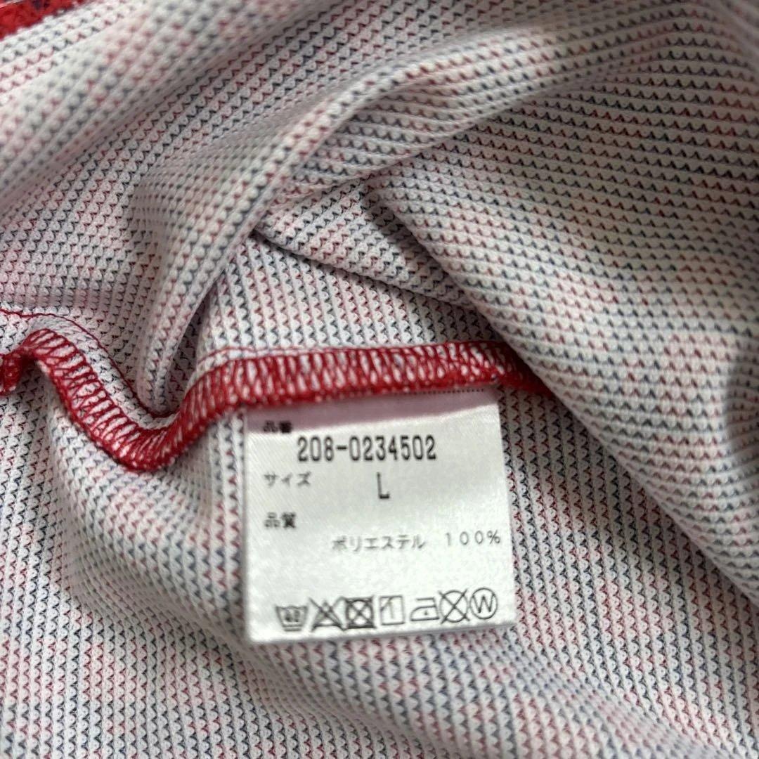 Callaway メンズ L ボタンダウンシャツ 赤青チェック