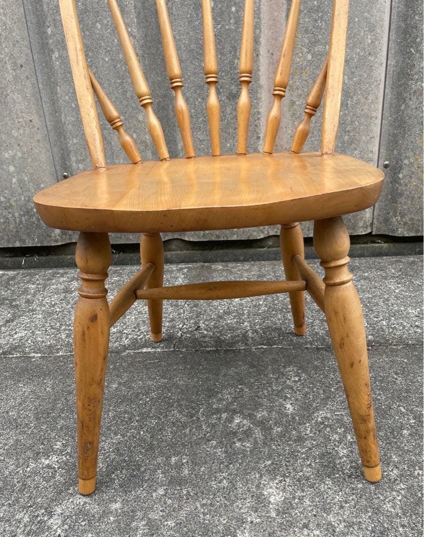 ビンテージ/飛騨家具/WINDS/太平/ウィンザーチェア/フープバックチェア/①