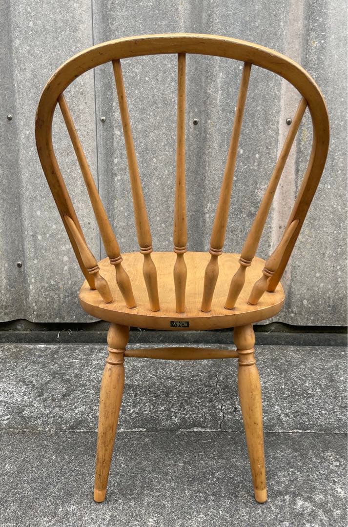 ビンテージ/飛騨家具/WINDS/太平/ウィンザーチェア/フープバックチェア/①