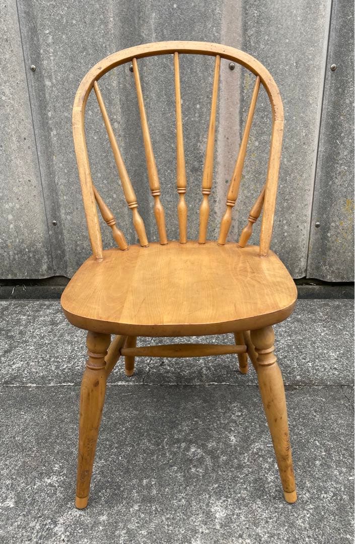 ビンテージ/飛騨家具/WINDS/太平/ウィンザーチェア/フープバックチェア/①