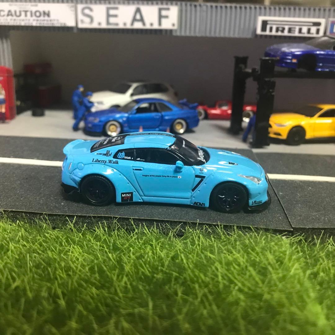 リバティーウォーク 香港限定 R35 GTR ライトブルー カスタム無し未