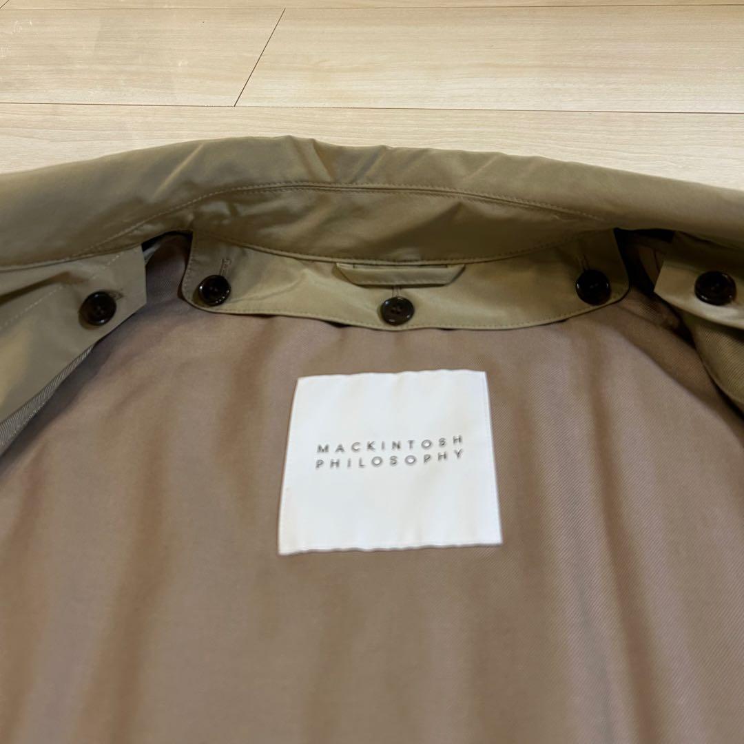 【新品】マッキントッシュ フィロソフィー ステンカラーコート 中綿ライナー L