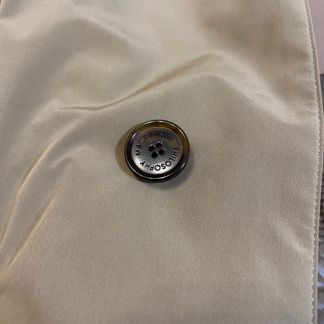 【新品】マッキントッシュ フィロソフィー ステンカラーコート 中綿ライナー L