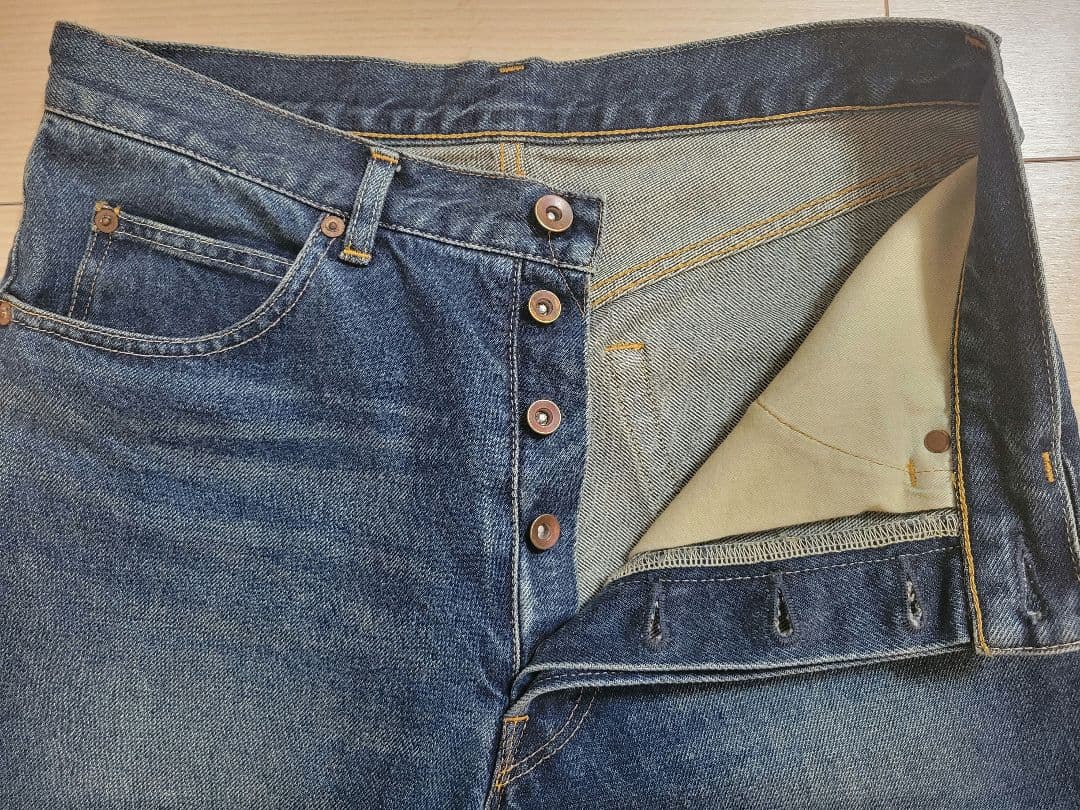 marka マーカ SHOE CUT JEANS 13.5oz denim