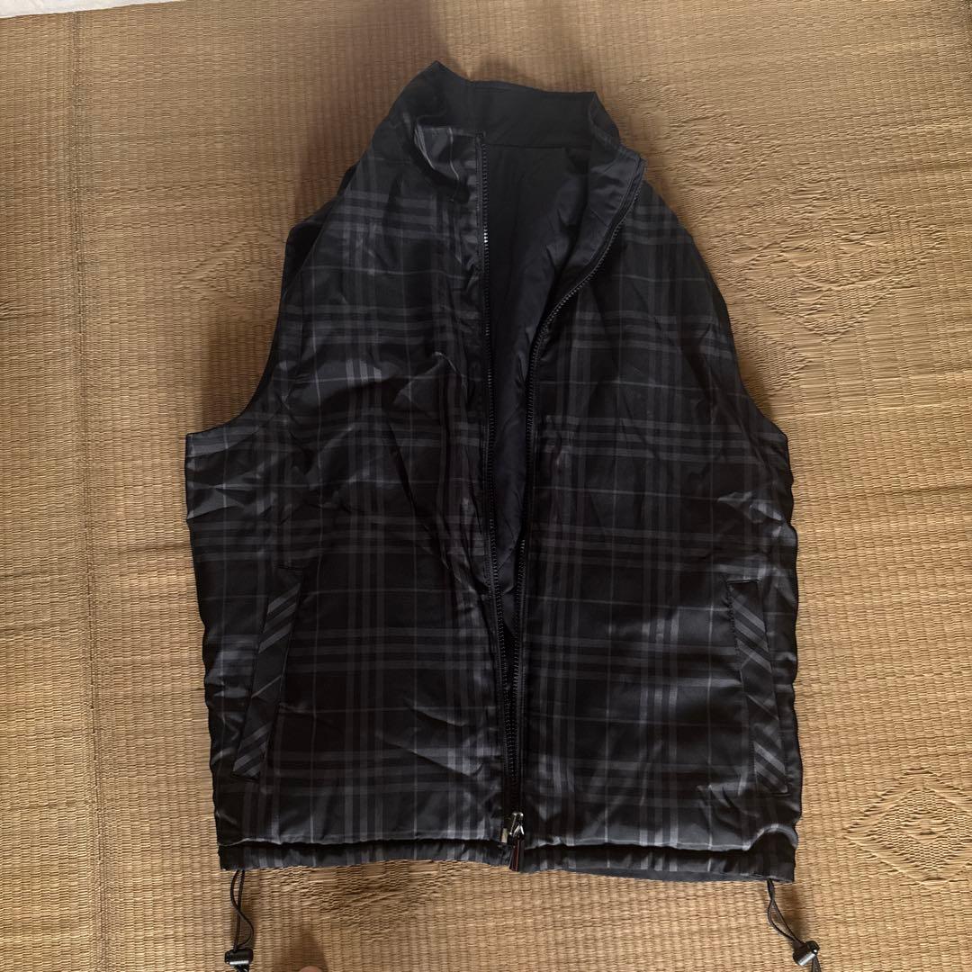 BURBERRY ブラック チェック ベスト
