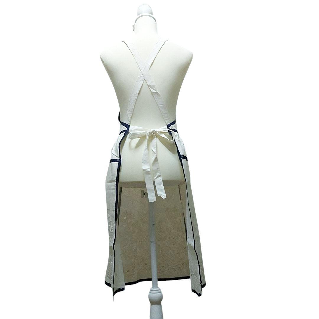 未使用品・タグ付✨️YVES SAINT LAURENT 花柄刺繍エプロン綿 - メルカリ