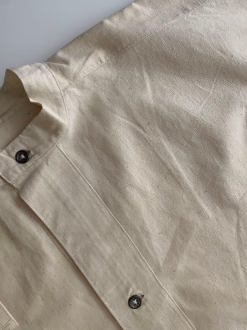 1930sスウェーデン軍redcrossホスピタルリネンシャツNOS欧州ミリタリ