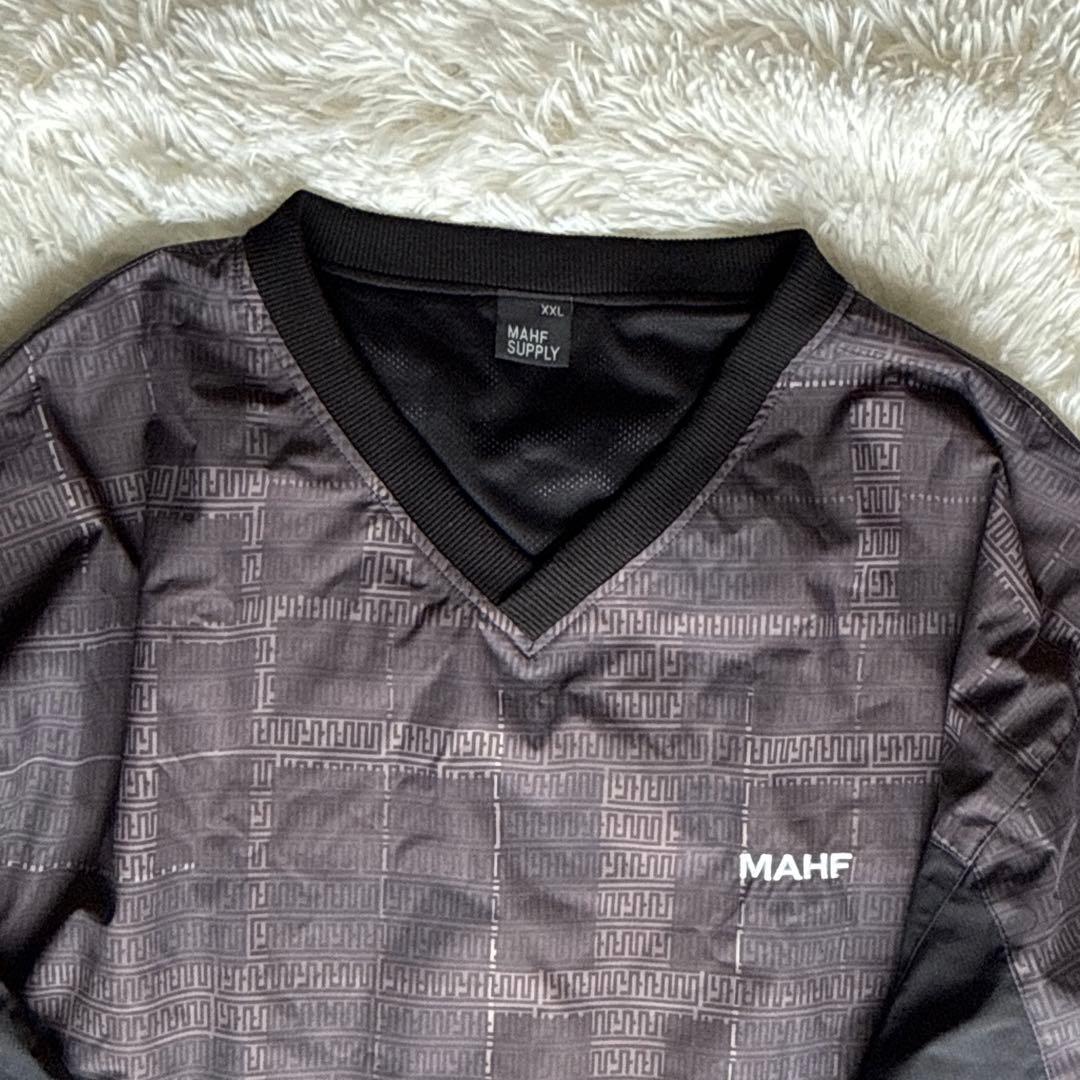 美品 MAHF マーフ V NECK PULLOVER JACKET XXL