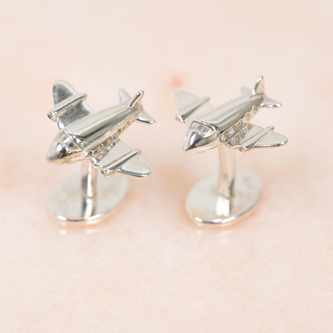 TIFFANY&Co. ヴィンテージ エアプレイン カフリンクス　箱袋カード付属