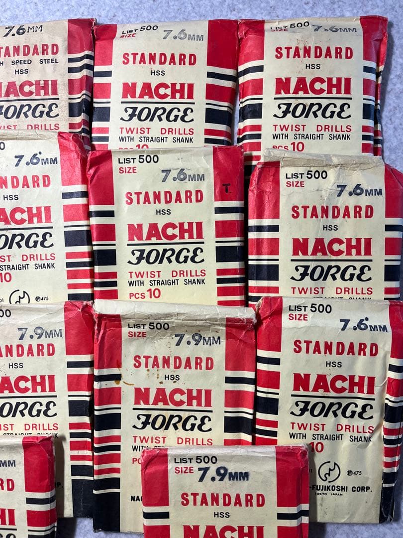 ナチドリルNACHIドリル　140本セット　LIST500