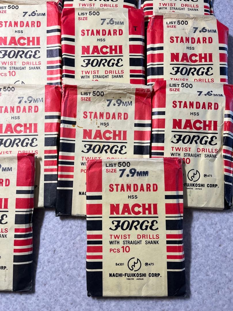 ナチドリルNACHIドリル　140本セット　LIST500
