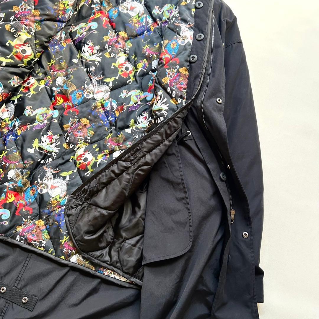 美品グラニフ　ナノムゲンフェス　3way ライナー付モッズコート　中村佑介　Ｌ