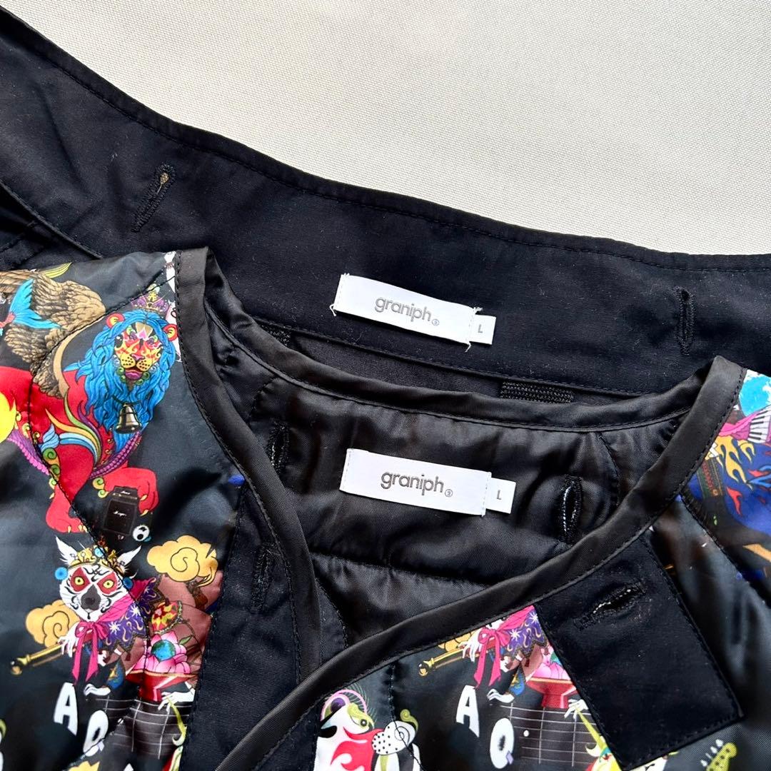美品グラニフ　ナノムゲンフェス　3way ライナー付モッズコート　中村佑介　Ｌ