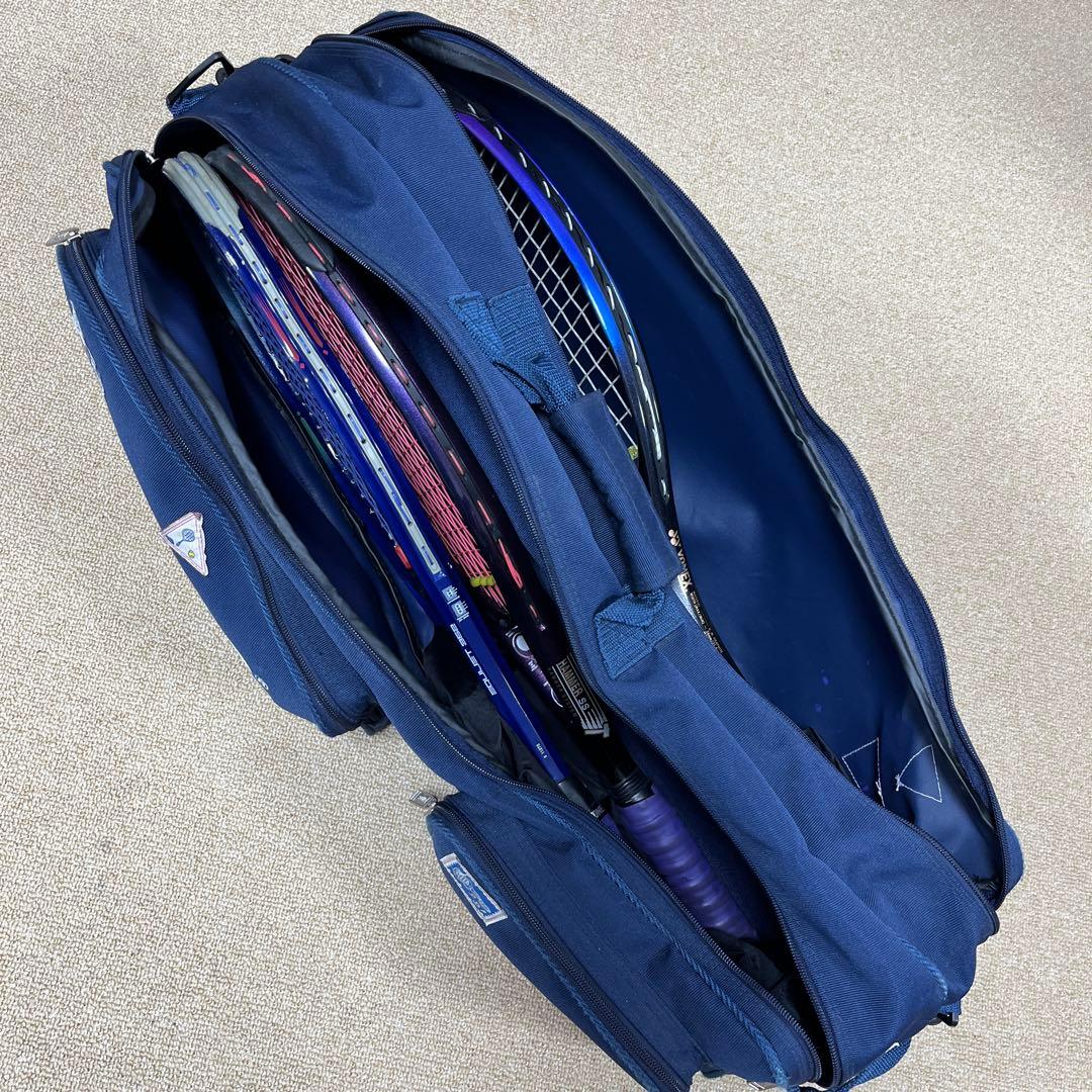 テニスラケット 3本&バック 希少・激レア ラコステ・ヨネックス