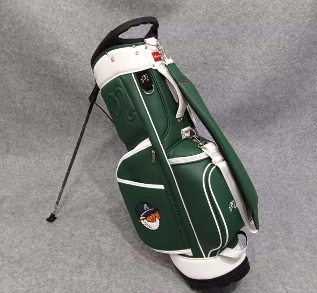 Malbon マルボンゴルフバッグ キャディバッグスタンド式 男女兼用 グリーン