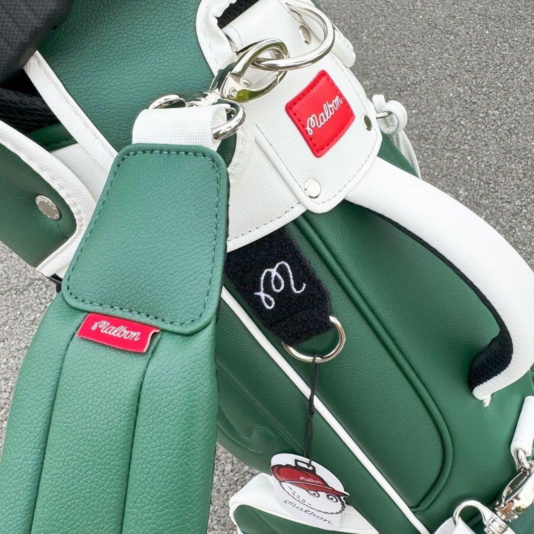 Malbon マルボンゴルフバッグ キャディバッグスタンド式 男女兼用 グリーン