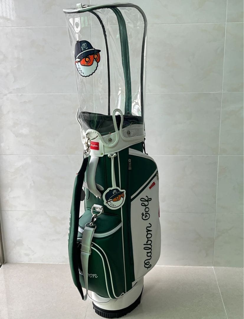 Malbon マルボンゴルフバッグ キャディバッグスタンド式 男女兼用 グリーン